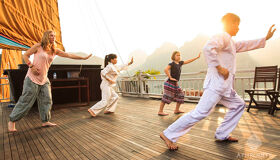 Awaken your practice amid Vietnam’s emerald waters